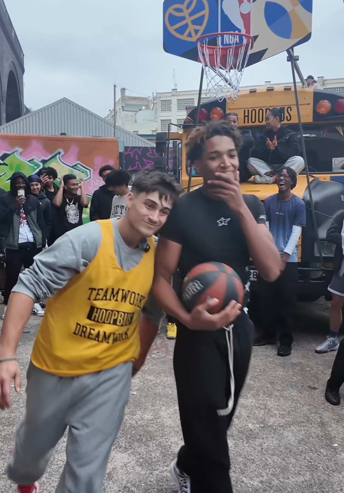 I Took Over The England Prospects Hood After This 1v1 😤#streetball #basketball #mattkiatipis 