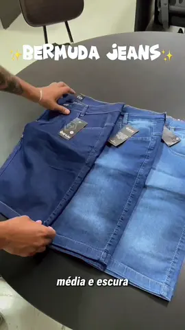 Estilo e conforto garantidos! 👖 Kit com 3 bermudas jeans masculinas em lycra e elastano, perfeitas para o dia a dia. Direto da fábrica! 💥 link nos comentários #BermudaJeans #ModaMasculina #Estilo
