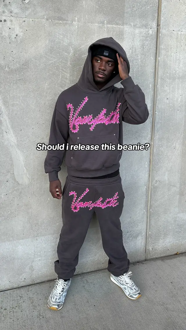 #fyp #clothingbrand #beanie #rhinestones 