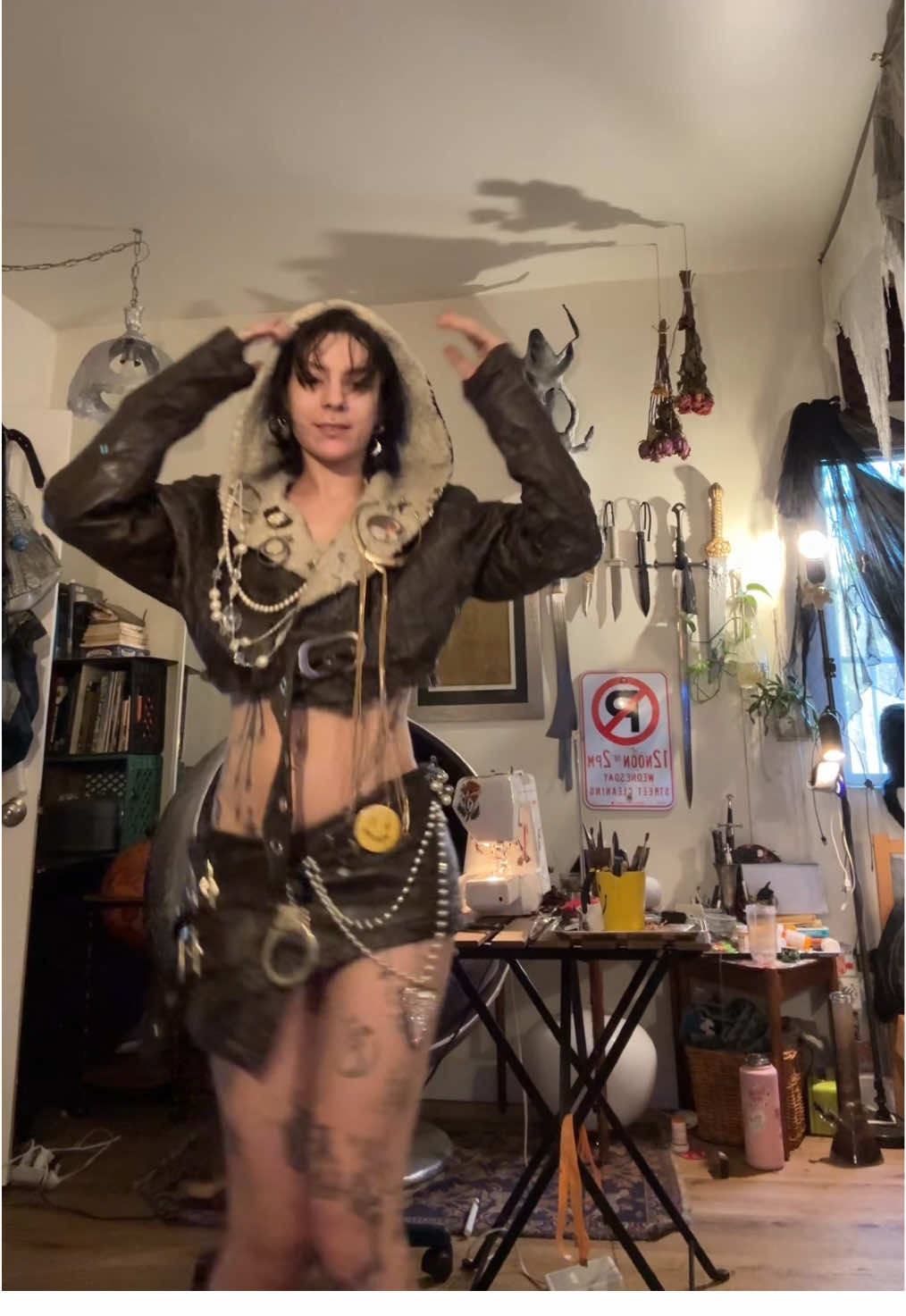 New fit just finished :)  #OOTD #sewing #fyp #thriftflip 