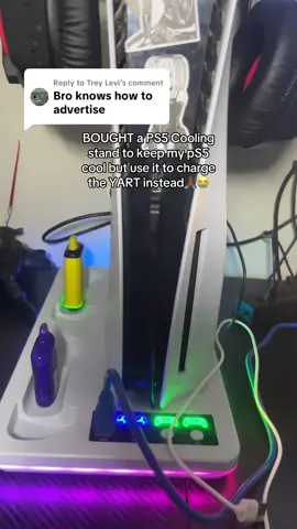 Replying to @Trey Levi PS5 Cooling Stand #ps5coolingstand #blinkercheckpoint? #ps5console #yart #tiktokshop 