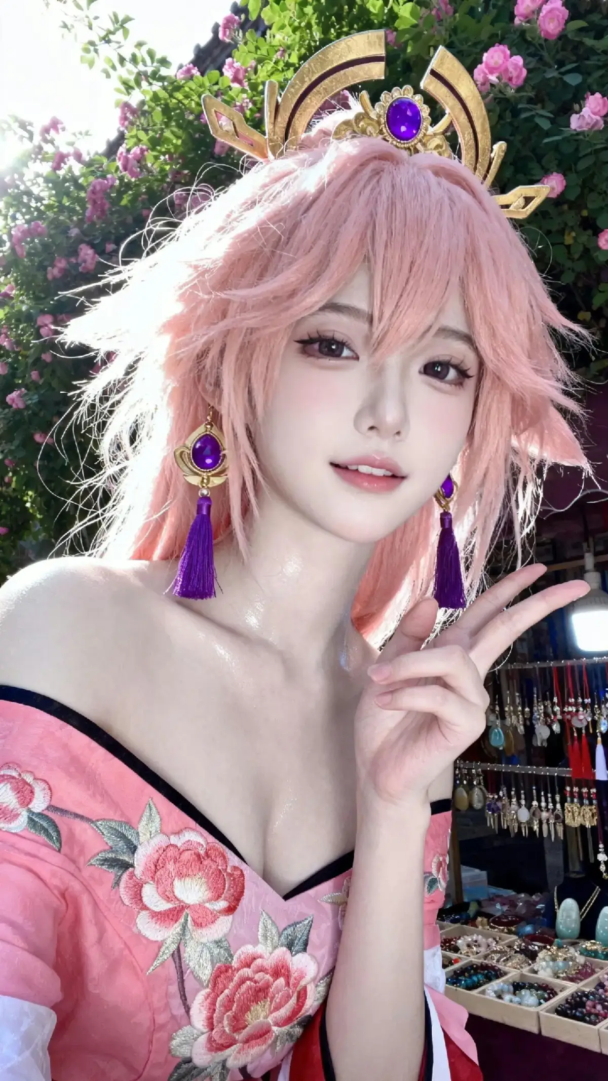 #八重神子 #八重神子cos #二次元美女图集 #动漫二次元 #二次元美少女