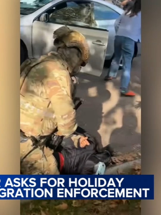 Homeland Security Secretary Kristi Noem rejected Illinois Gov. JB Pritzker's calls for DHS to pause immigration arrests over Halloween weekend. #news #chicagonews #dhs #kristinoem #chicago #illinois