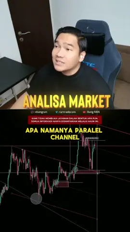 Bantuan Parallel Channel untuk Trading #xbangran #rantradeacademy #fyp #viral #trade 