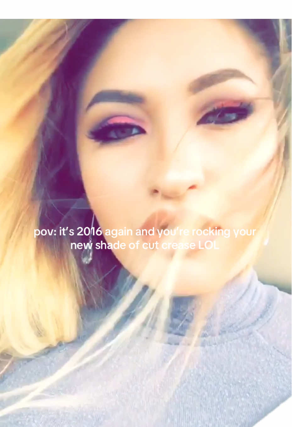 I miss a 2016 cut creaseeee. Should we bring those back?! Did they ever leave?! 🤪🤣 #2016makeup #cutcrease #makeupinspiration #2016throwback #beautyguru 