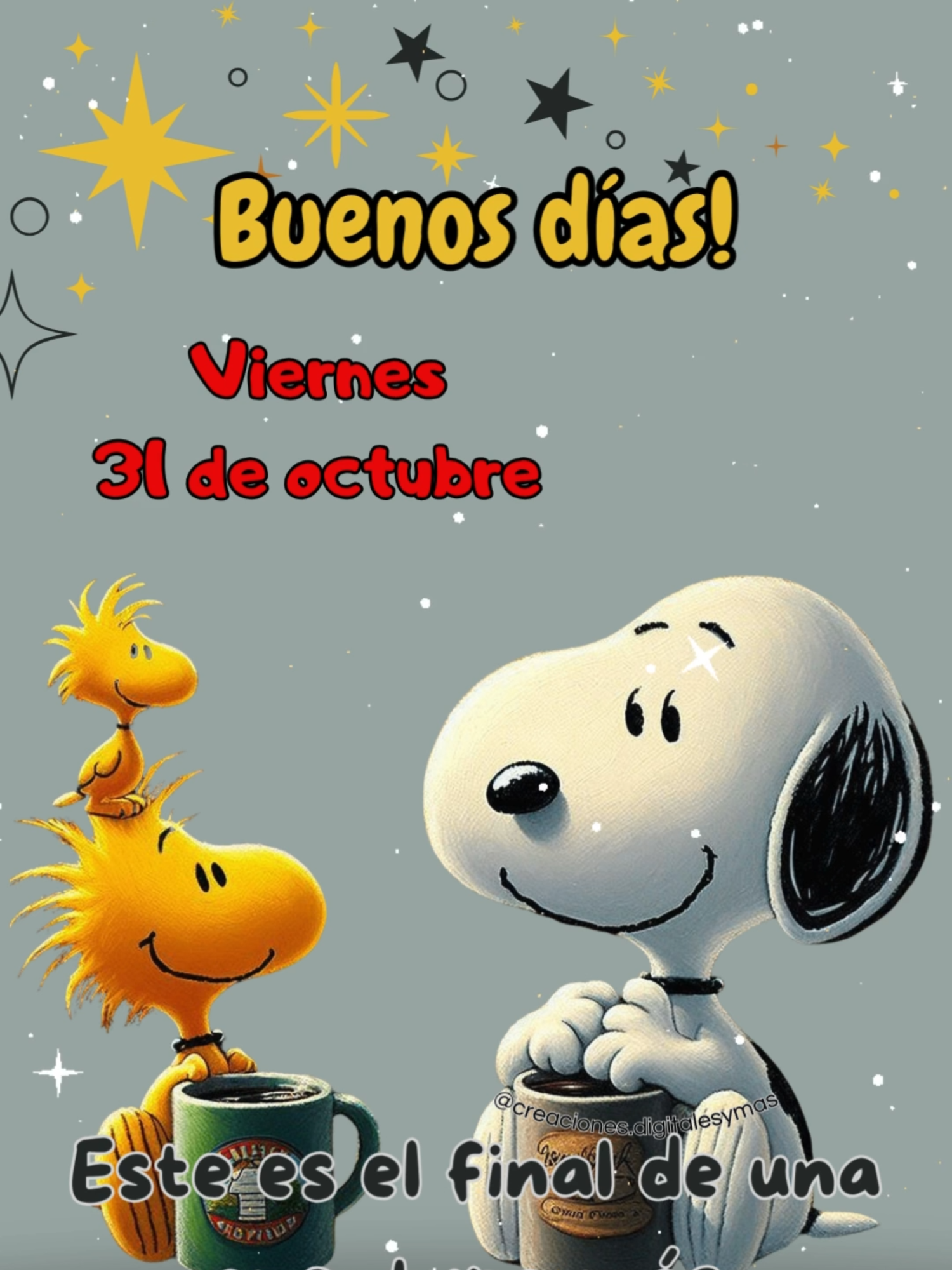 Viernes 31 de octubre #buenosdias #snoopy #adachajon.gt #viernes #31deoctubre