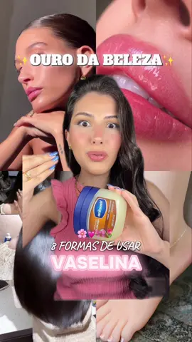 Produto maravilhoso pra tua pele! 8 formas de usar vaselina para tua beleza 🌸✨ #dicasdebeleza #autocuidadofeminino #pele