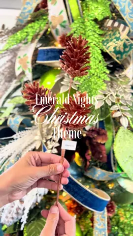 The Emerald Night Christmas tree is pure luxury — filled with royal blue, copper, and deep emerald green ribbons. ✨ A customer favorite this year! Shop the look at tmigifts.com