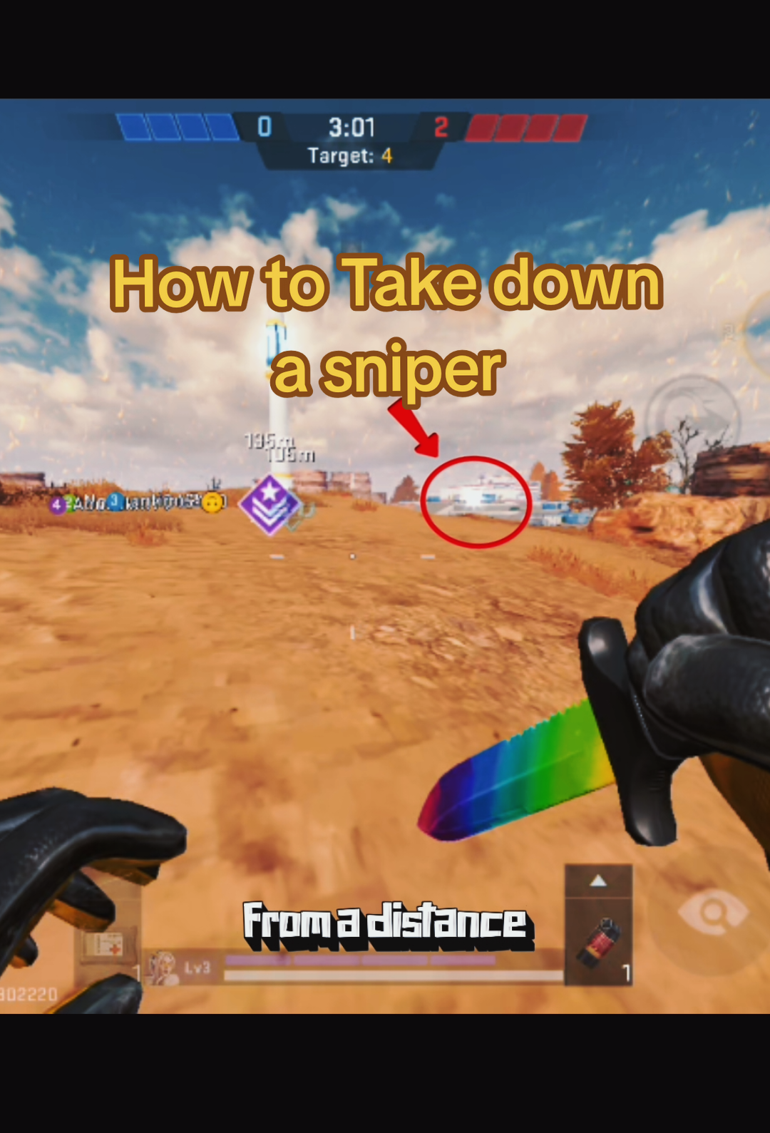 How to take down a sniper #bloodstrike #bloodstrikeclips #bloodstrikemobile #fyp #codm 