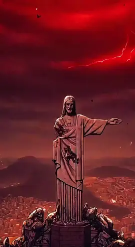 Lúcifer desafia Jesus no Cristo Redentor, no Rio de Janeiro, no anime bíblico.#jesus #bíblia #animebibrico #anime 