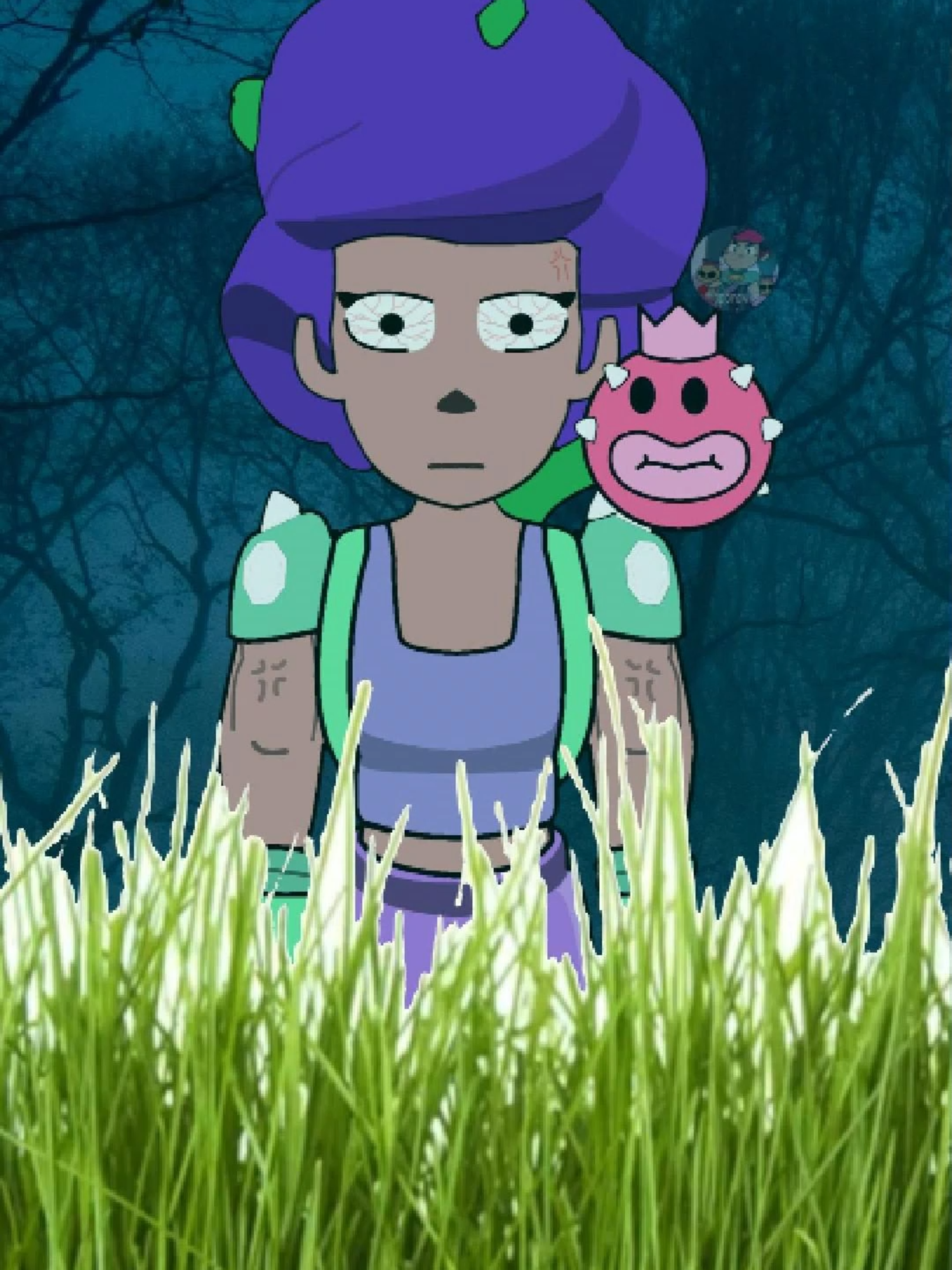 Jugando con la chava de las dro. digo digo plantas#brawl_stars #brawl #Supercell #Rosa @brawlstars