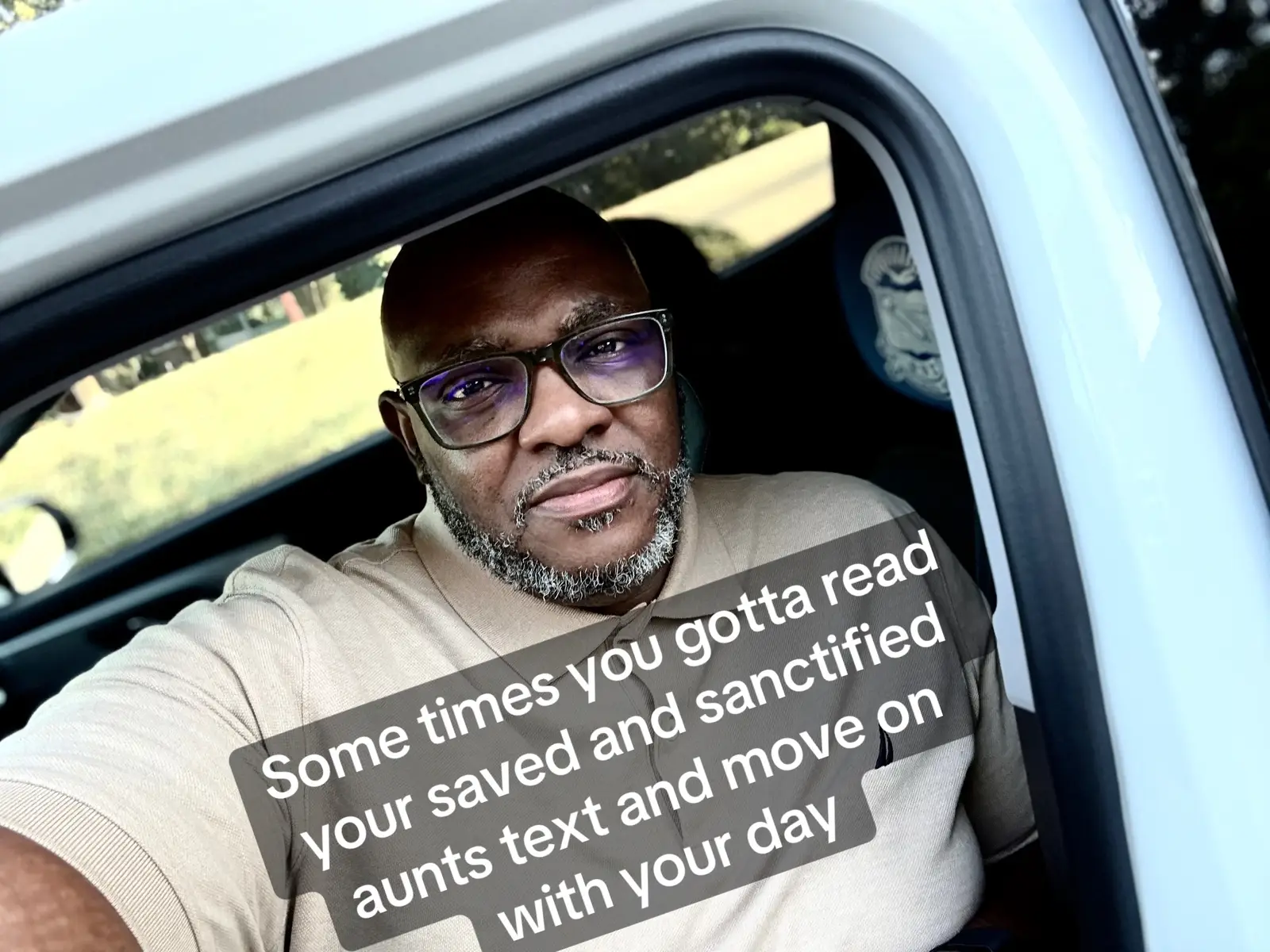 When you’re living life without parents even at 47 being called “son” and being told you’re loved by your aunt means all the world to me. 