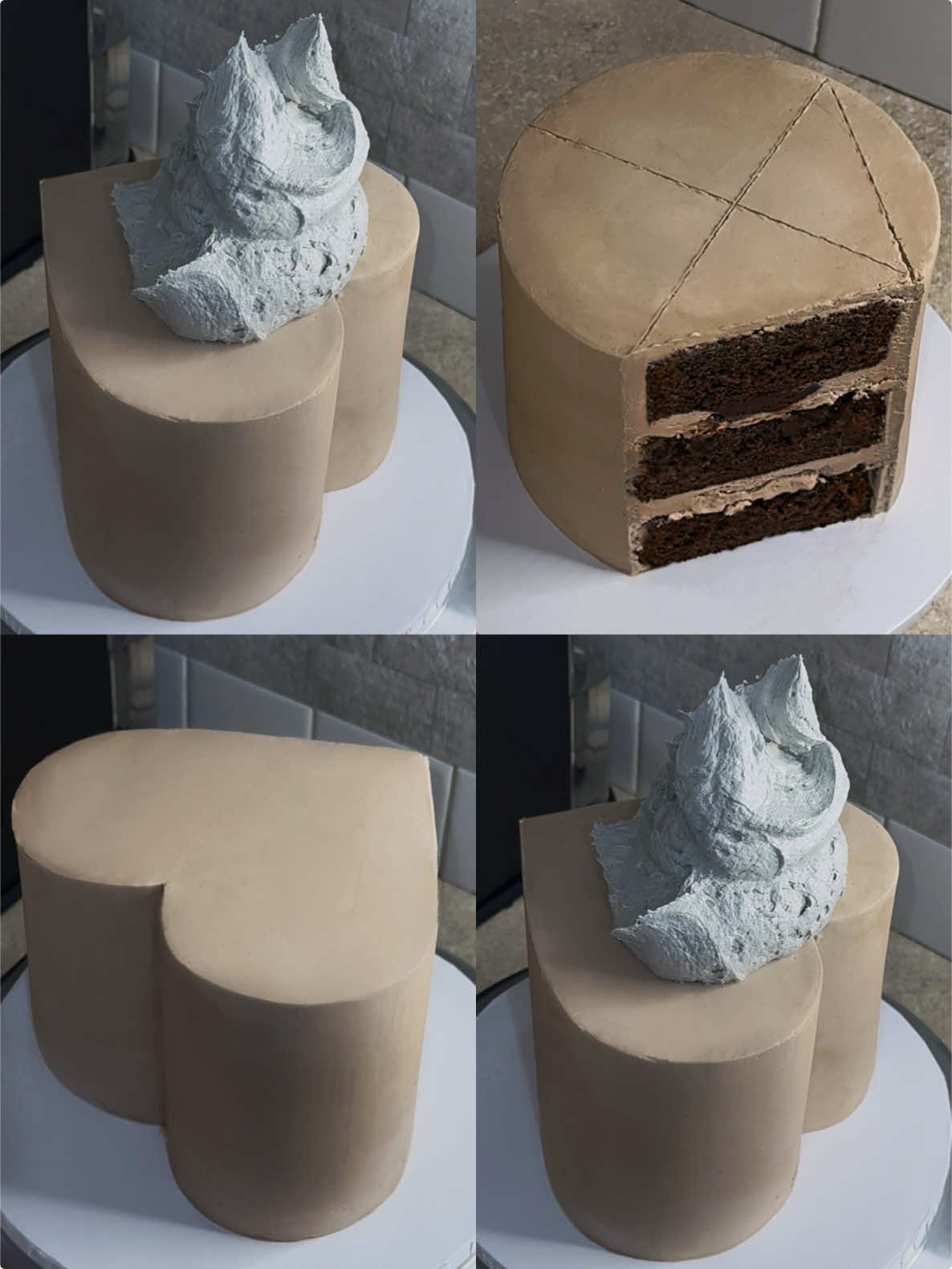 team boy or team girl? 🖤👶🏻 #heartcake #genderreveal 