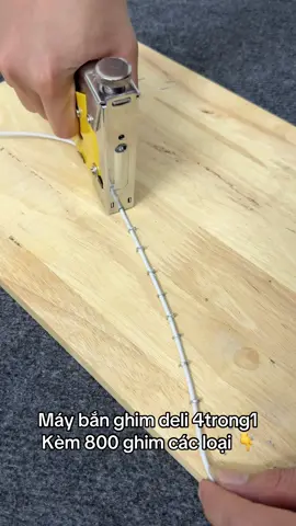 Máy bắn ghim deli 4trong1 kèm 800 ghim các loại #maybanghim #maybanghimdeli #maybanghimcamtay #maybanghimdanang #duccomechanic 
