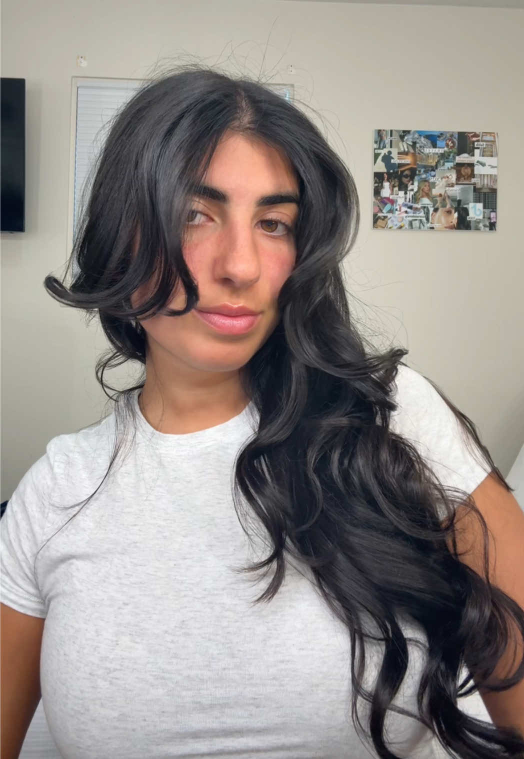 Fresh blowout #lipsync #fyp #hairtok #hair 