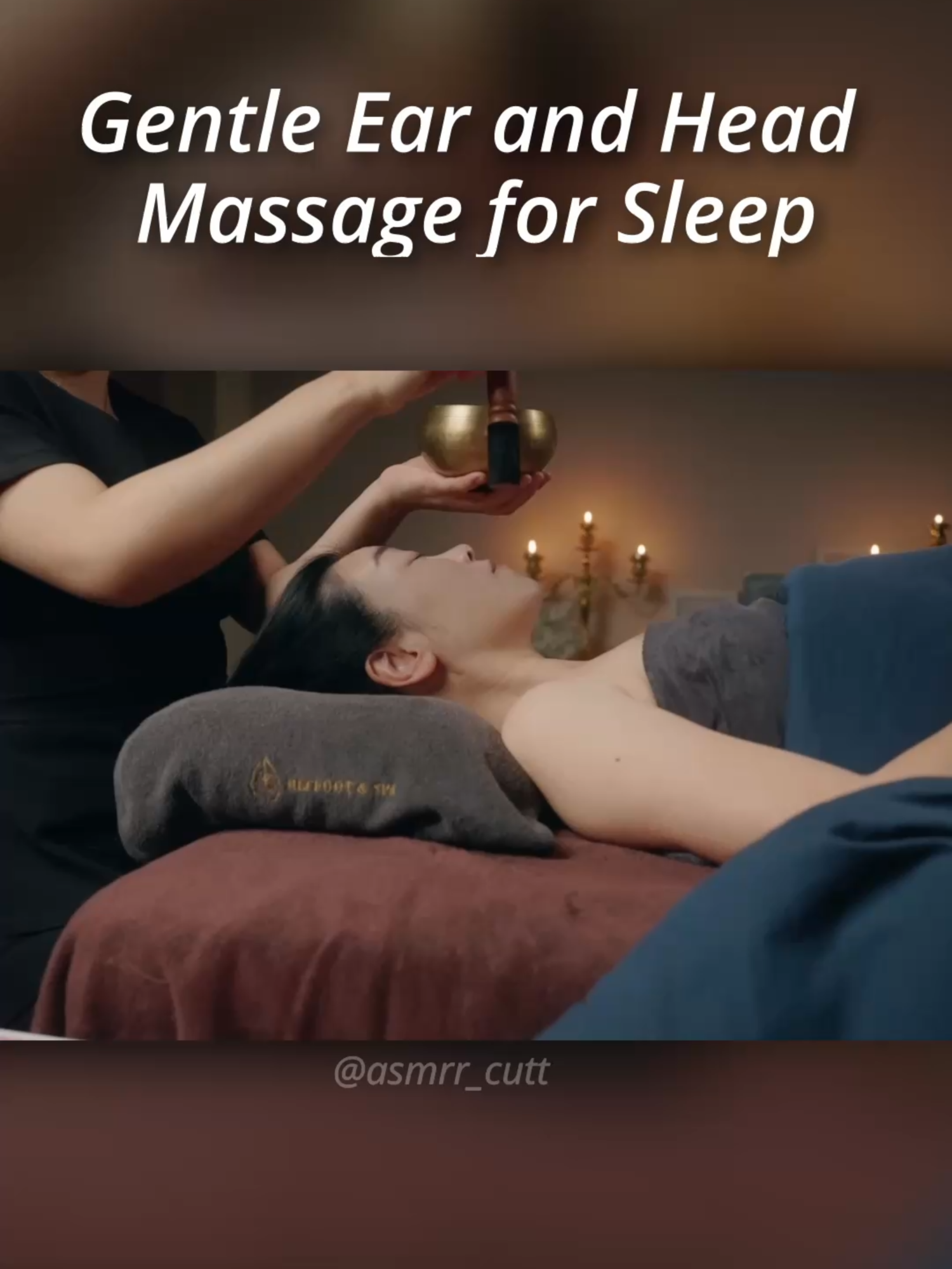 Gentle Ear and Head Massage for Sleep  #relaxing #headmassage #earmassage #asmrsounds #asmr  Credits: esteASMR