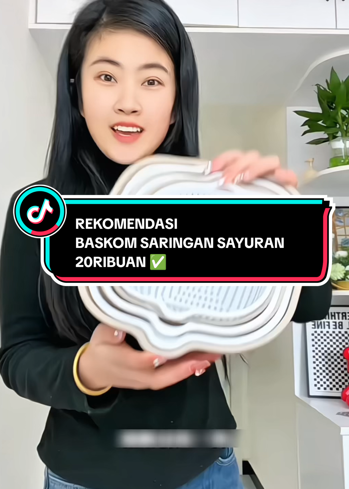 rekomendasi baskom saringan sayuran 20ribuan #baskom #baskomcucisayur #baskomsaringansayur #saringancucisayur #tiktokshopindonesia 