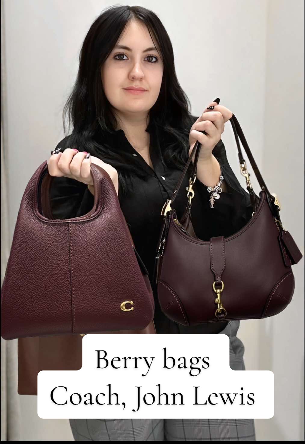 The Merlot & Blackcurrant collection — your fall essentials 🍷 @John Lewis @Coach  #coachretailemployee #johnlewis #coachbag #coachbags #berry 