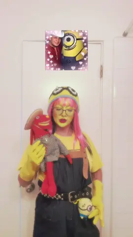 me trynna find the will to keep going thru my silly costumes😩💕🌈🧍🏻‍♀️#minion #minions 