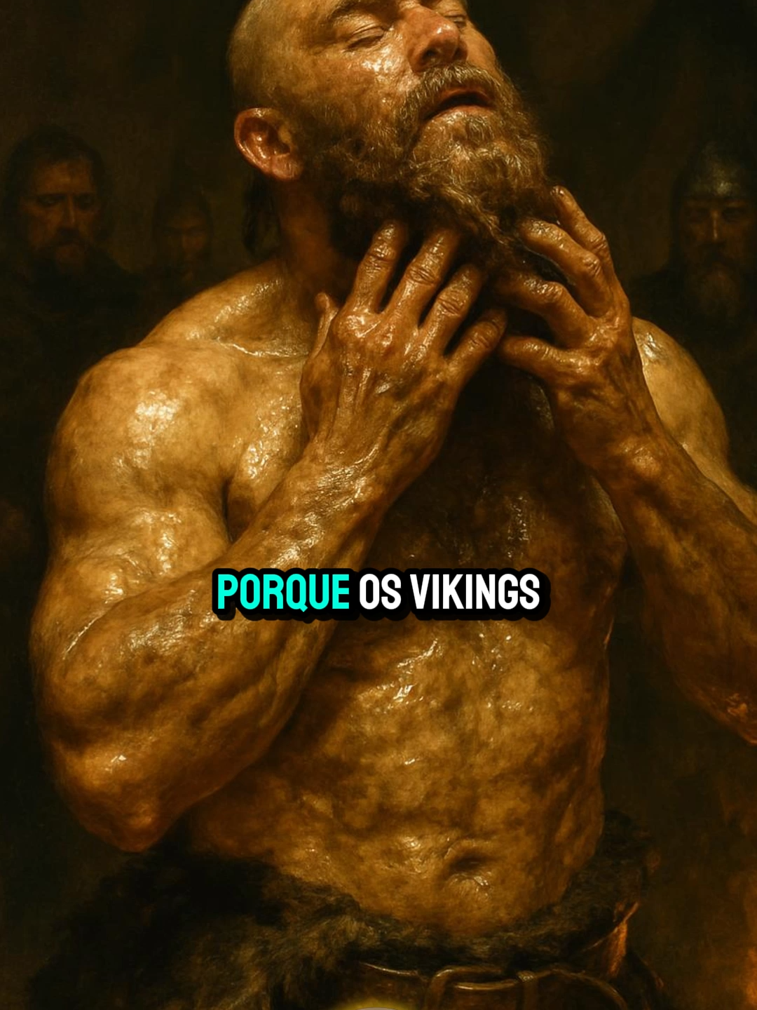 Os vikings evitavam tomar banho antes das batalhas por meses! 😳 Eles acreditavam que a sujeira e o suor guardavam a força dos ancestrais. Lavar-se seria apagar a bênção dos mortos. 💀🔥 #Vikings #Historia #curiosidadeshistoricas #mitologianordica #Berserker