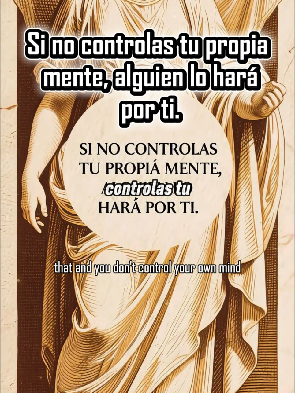 If you don't control your own mind, someone else will do it for you. #elartedepensar #motivation #coaching #ReflectionOfTheDay #stoicism 