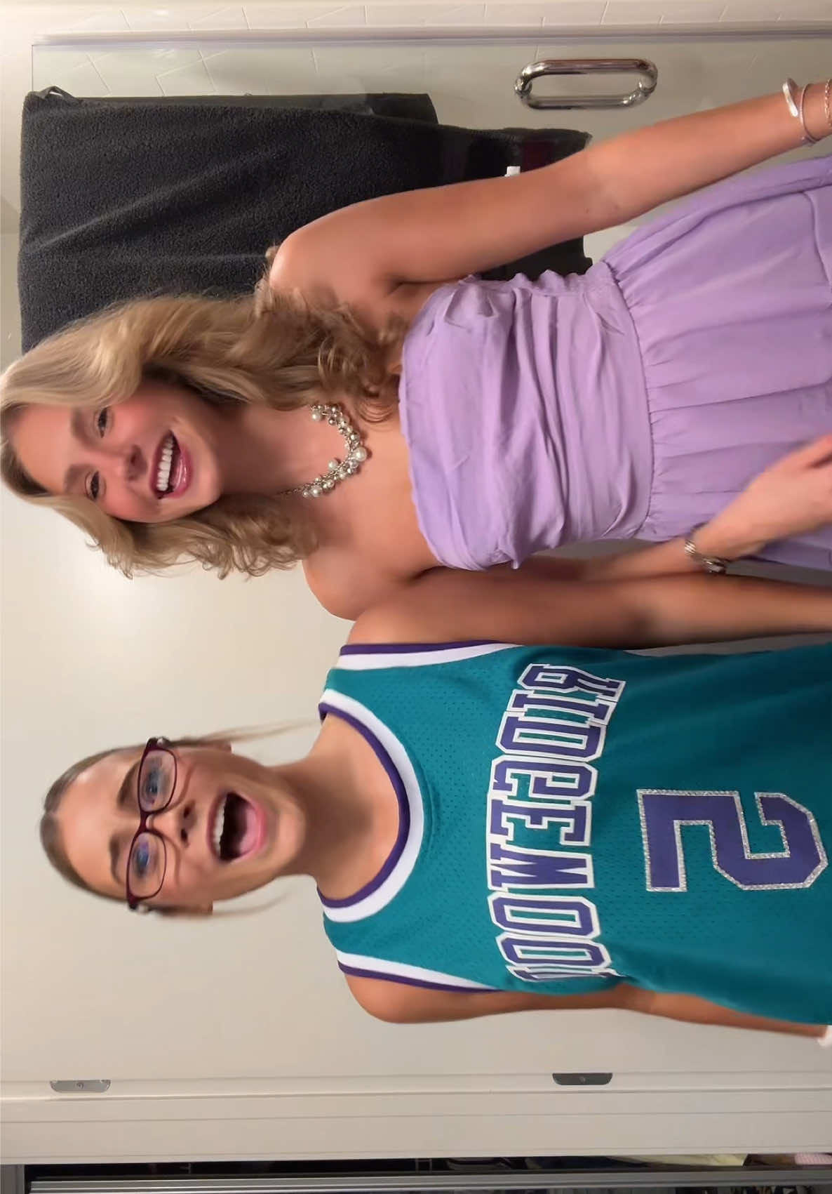 LIV & MADDIE 😍💄🏀 #halloween #livandmaddie #throwback #halloweencostume #sisters @Disney @carolyn 