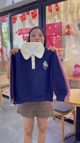 Áo nỉ cao cấp cho bé gái có size đại 