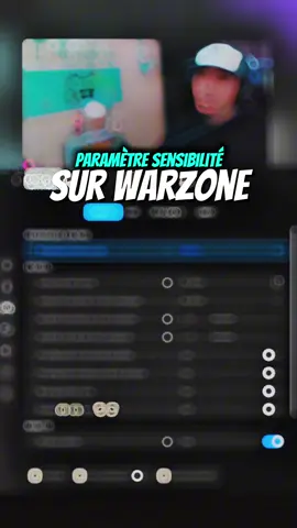 Mes paramètres sensibilité sur warzone #setting #gaming 