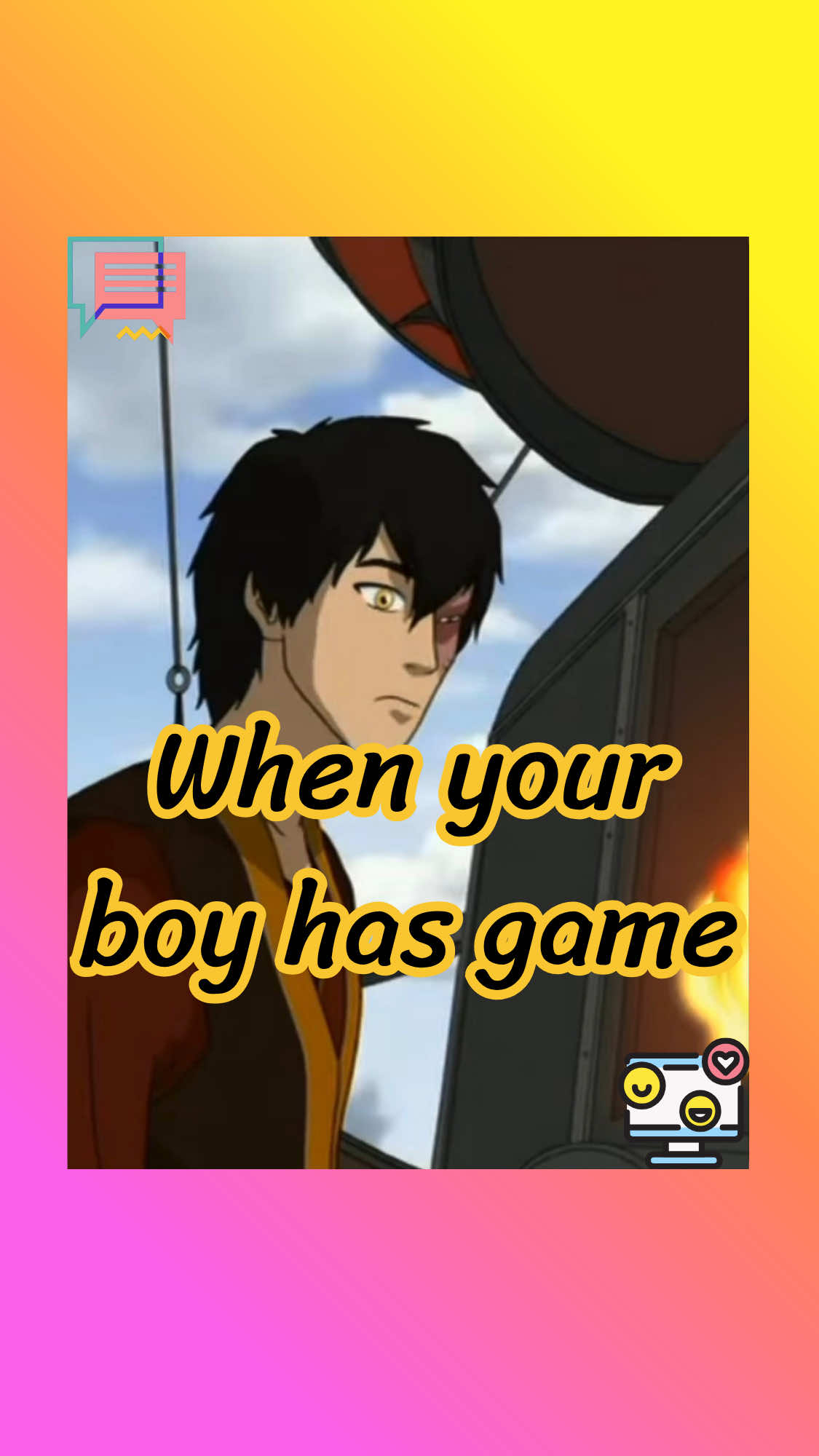 Zuko realizing his new best friend knows how to pull 🤣🤣🤣 . #upcomingauthor #AvatarTheLastAirbender #Zuko #Sokka #ThatsRoughBuddy 