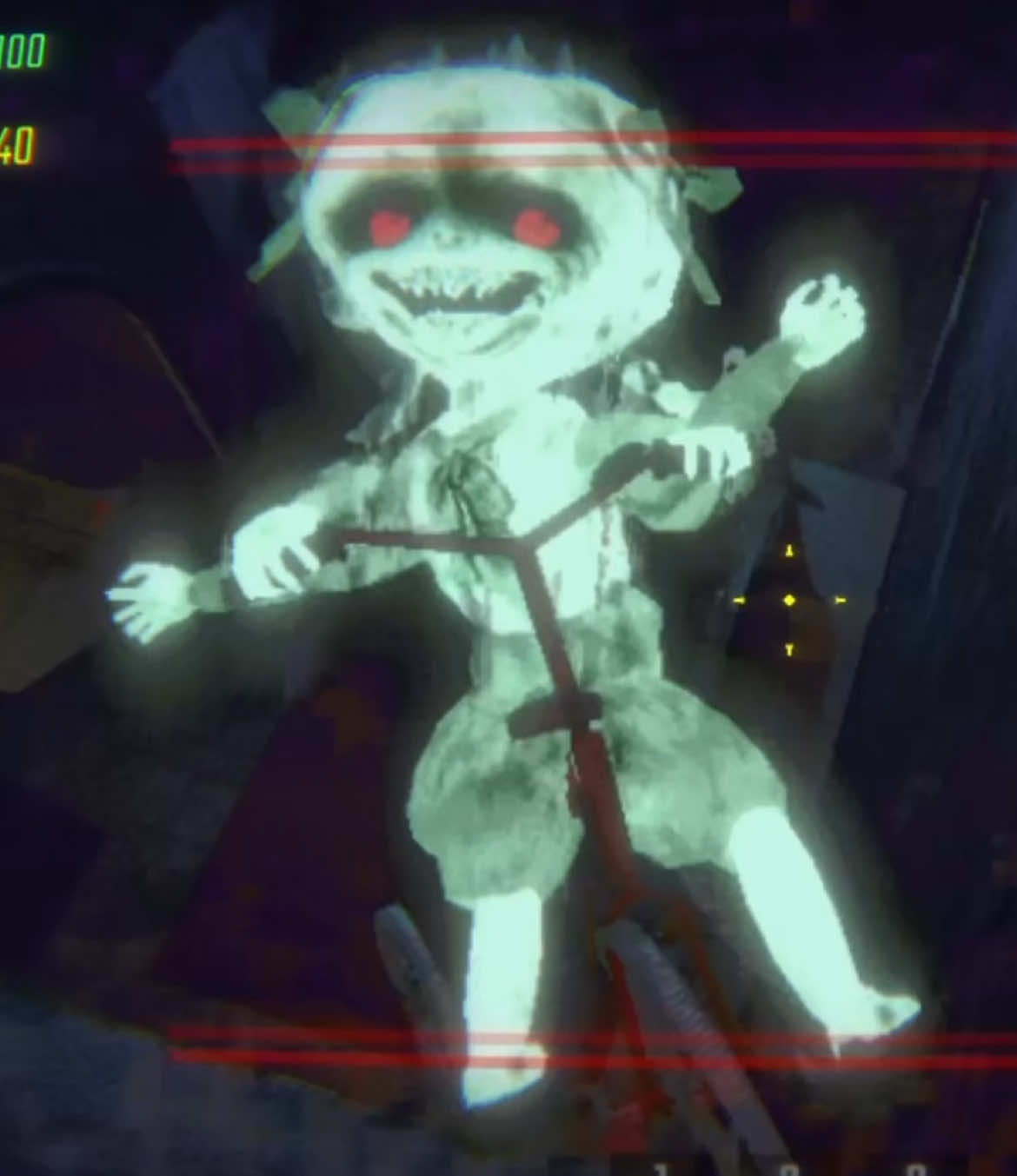 Genuinely no idea what I thought was going to happen. My dumb ass went “Oh it’s just a little girl. She’s probably chill.” As if she’s not one of the new monsters????? #repo #repogame #horror #horrorgame #semiwork 