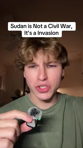 Sudan is being invaded by the UAE, through its proxy forces of the RSF. And those proxy forces are intentionally committing genocide. 