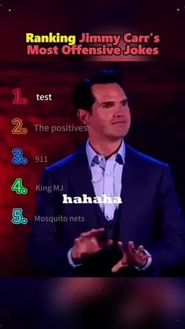 he suddenly without notice drops these career-ending bombs  #standupcomedy #jimmycarr #comedy #rankings #viral 