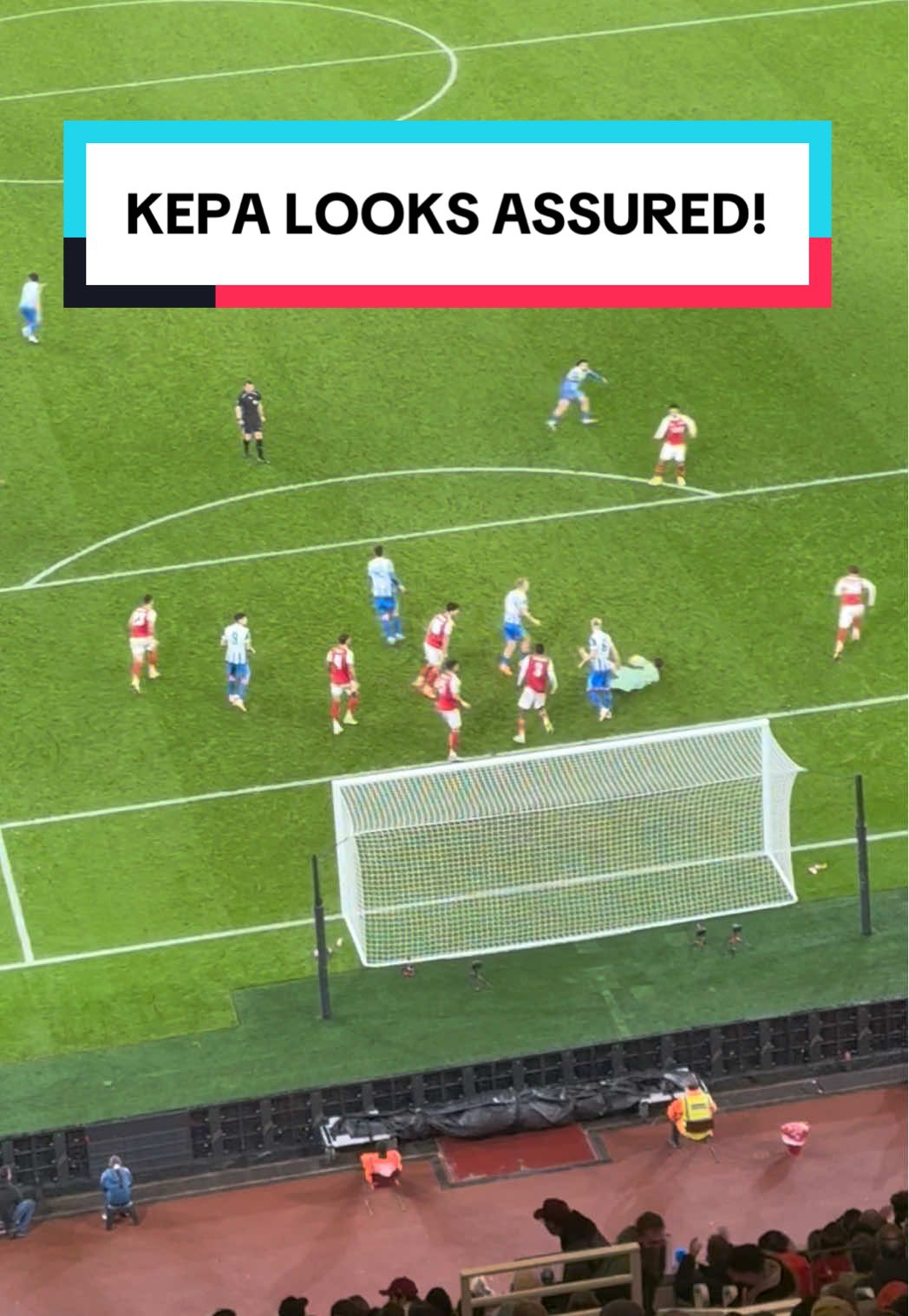 KEPA looks ASSURED in the Arsenal GOAL #fyp #viral #football #arsenal #sports 