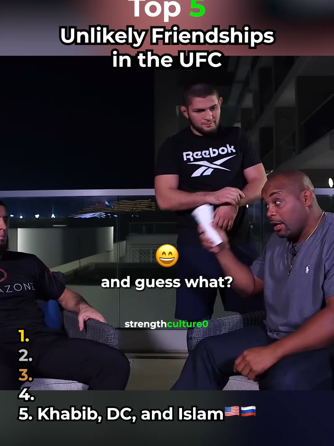 Top 5 Unlikely Friendships in the UFC 😂 #islammakhachev #khabibnurmagomedov #alexpereira #khamzat #UFC #friends