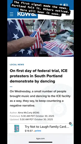 The first signal made the news. Portland felt it. Others noticed. More will hear it soon. #DJCOLTON #PORTLANDICE #intheflesh #ice #portland 