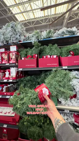 VIRAL GARLAND HACK WALMART EDITION 🎄