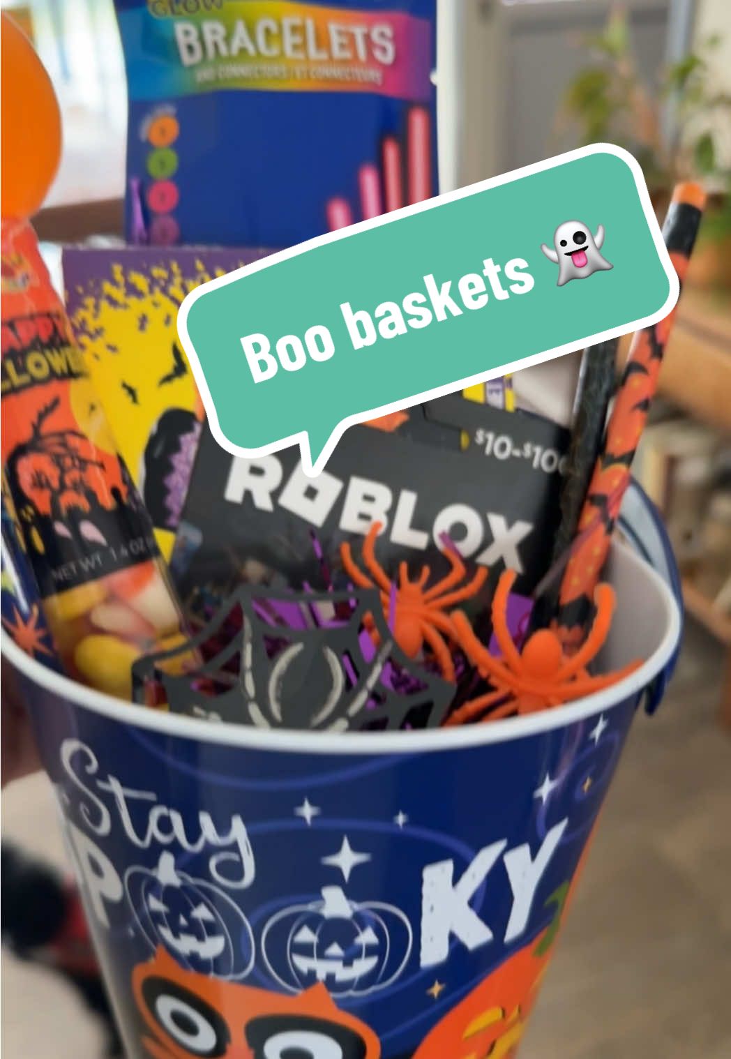@Dollar Tree BOO baskets 👻 #boobasket #halloween 