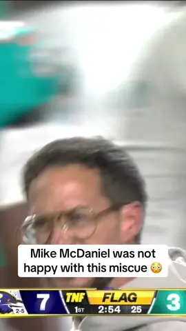 A passionate man 😤 (📺 Prime) #dolphins #mikemcdaniel #nfl #ravens #espnsocial