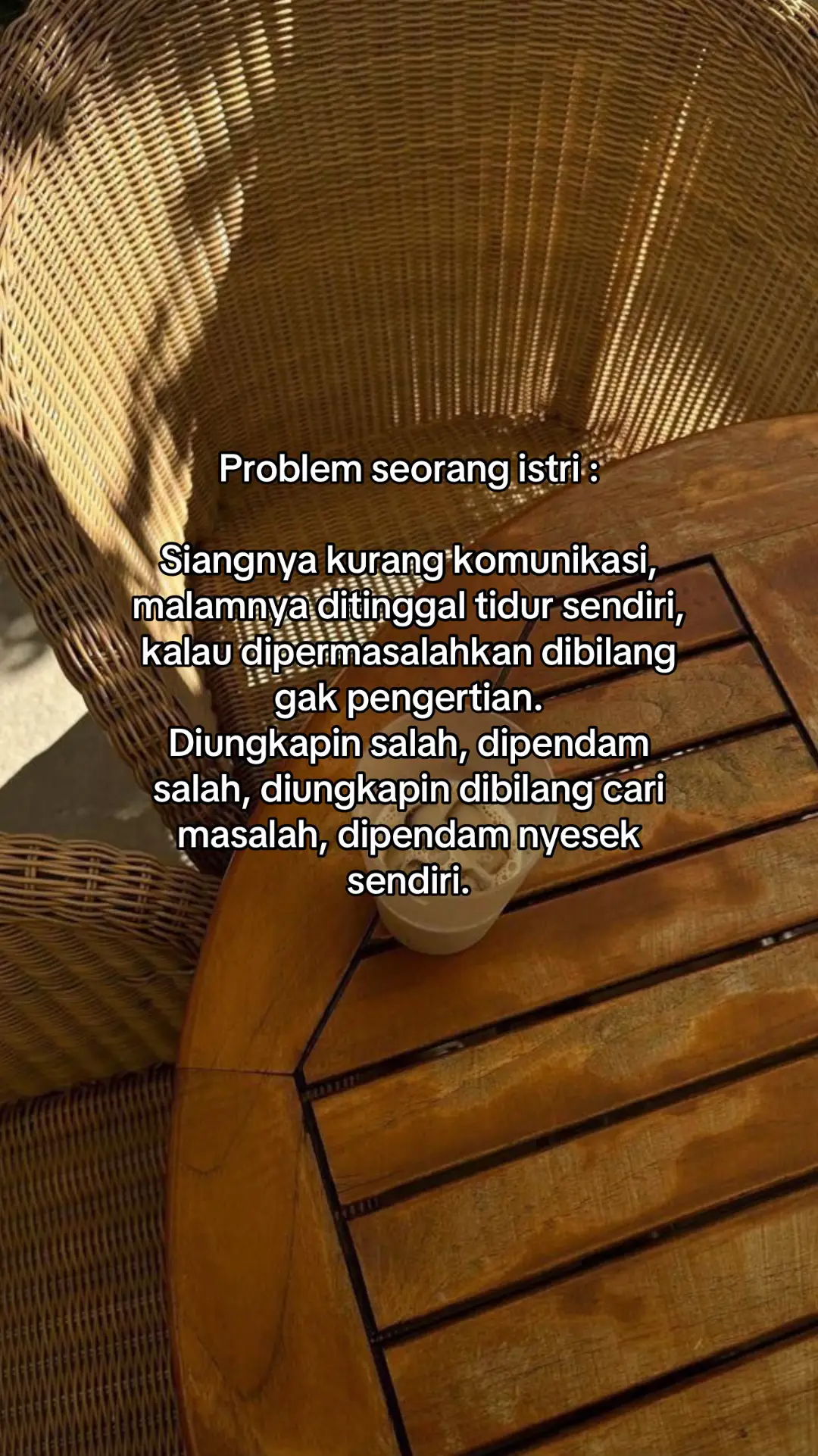 kalau ngomongin capek, istri juga. #xyzbca  #Relationship 