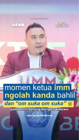 Pantun untuk kanda Bahlil Lahadalia dari dinda Riyan Betra Delza, Ketua Umum DPP IMM, di universitas muhamadiyah malang  