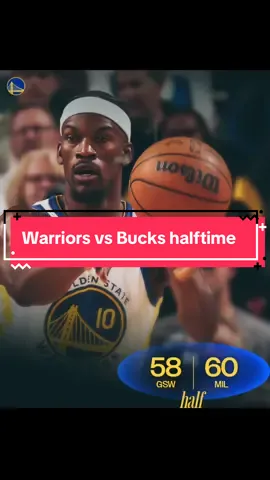 Warriors vs Bucks halftime @Real Sports App #warriors #bucks #stephcurry #jimmybutler #viral 
