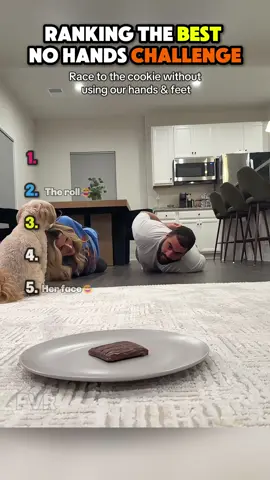No hands cookie challenge #nohands #tiktokchallenge #tiktoktrend #nohandschallenge #4upage 