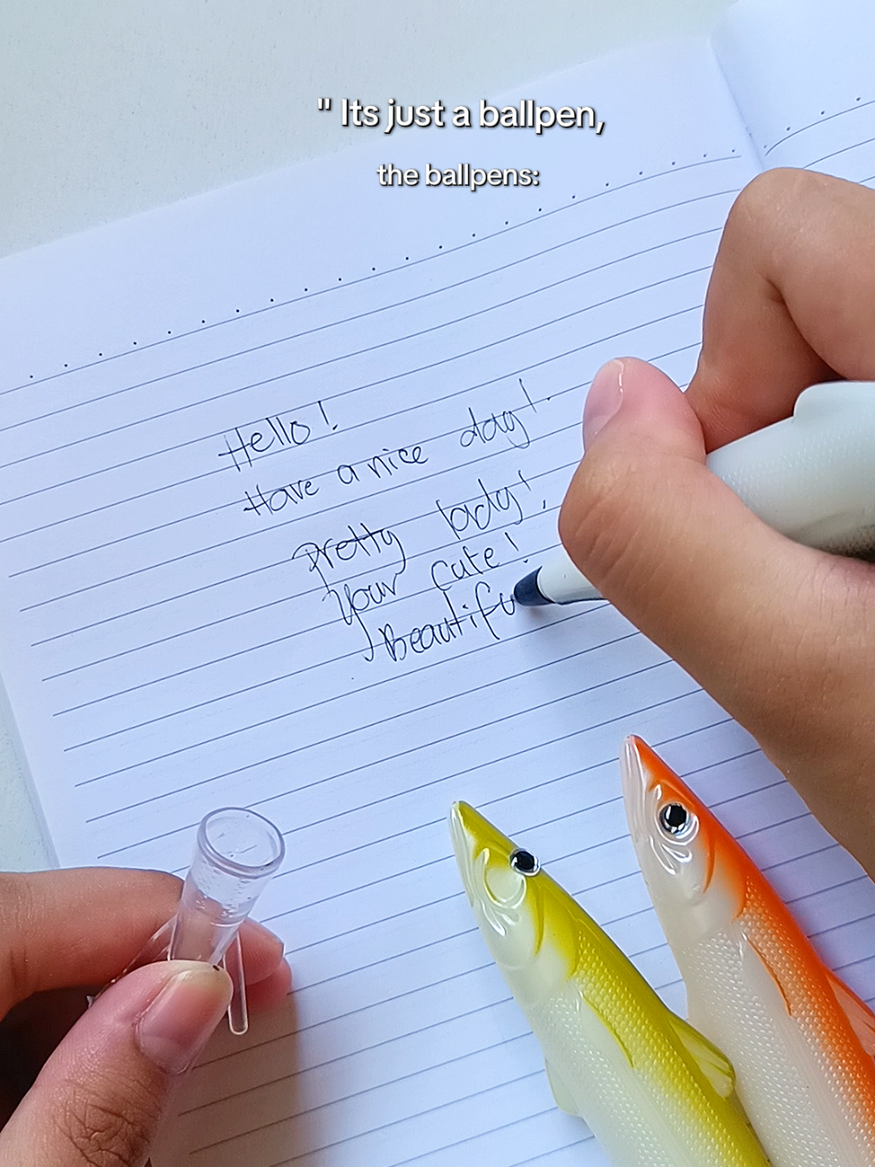 Creative and fun salted fish shaped ballpen #fishballpen #ballpen #saltedfishballpen #pen #ballpenrecommendations 