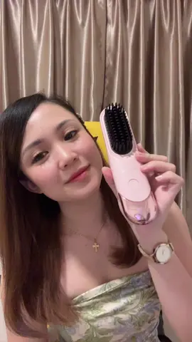 Part106 Rambut licin dan kemas di mana sahaja! 💁‍♀️ Guna wireless hair straightening comb ni — mudah, cepat, dan tak perlu wayar! 🔥 #fyppppppppppppppppppppppp #foryou 