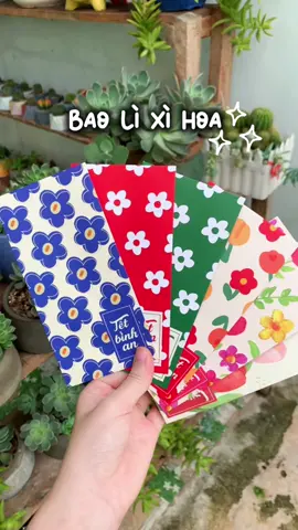 Bao lì xì hoa🌸🌼#baolixi #baolixihoa #baolixitet2026 #lixi #chamkhuu 