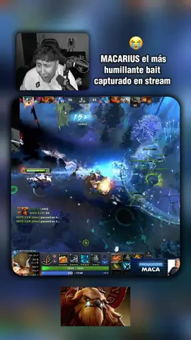 🤣EL BAIT DE LAS MANTAS CONTRA MACARIUS COMPLETO 🤡 #dota2 #fyp #macarius #bait #manta #dotaperu #dotafun #dotafunny