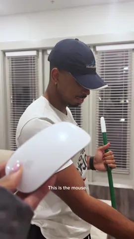 Told him I caught a mouse…didn’t say what kind 😂