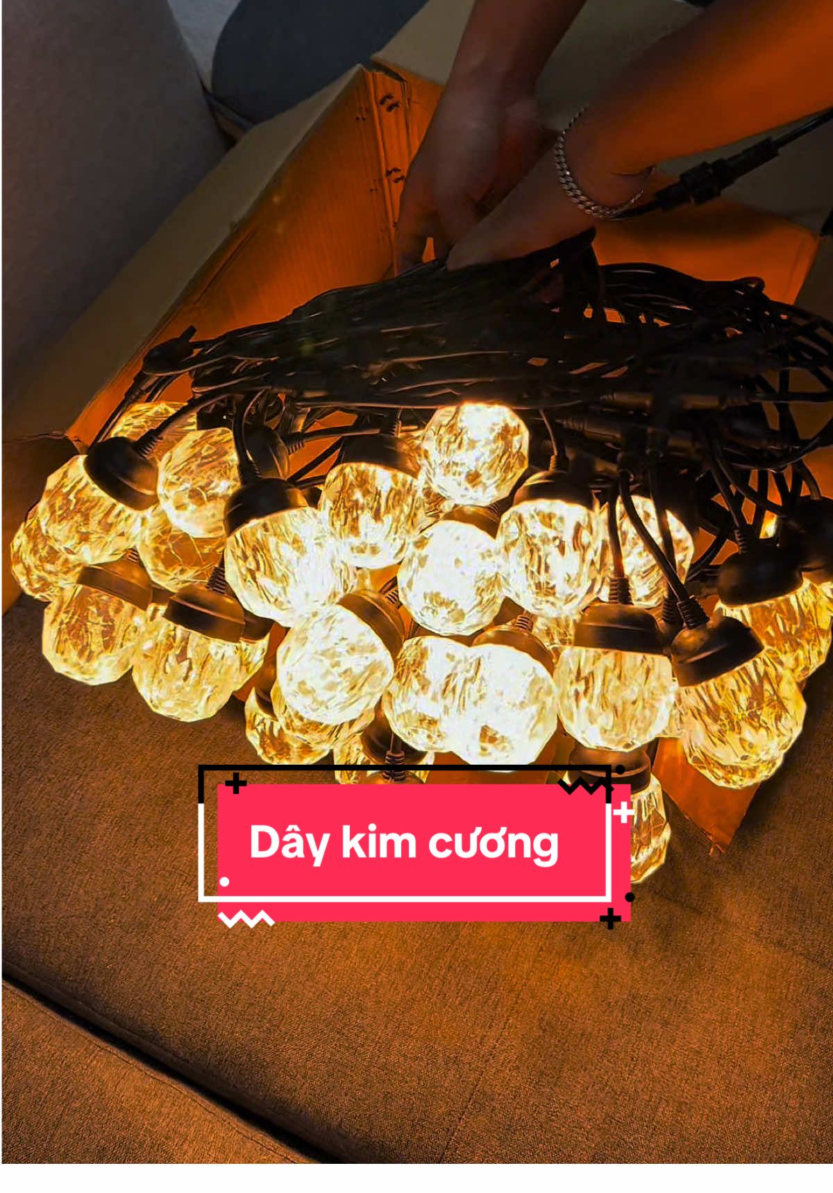 Dây lim cương dẻ qqwa #chucdenled #denled #khosi #xuhuong #trangtri 
