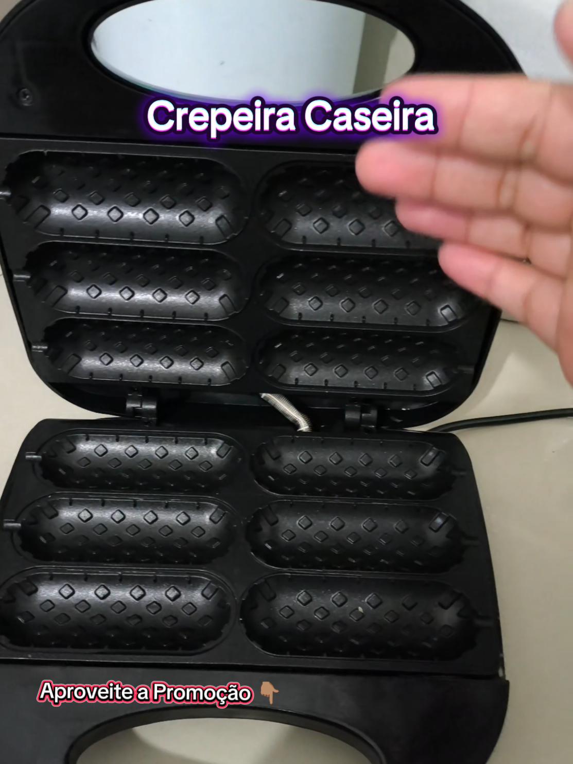 Máquina de Crepe Caseira 750w 110v Indispensável pra quem ama crepe, faça os melhores lanche para sua família e amigos.  Aproveite a Promoção 🔥  #crepe #cozinha #donadecasa #foryou #fyp 