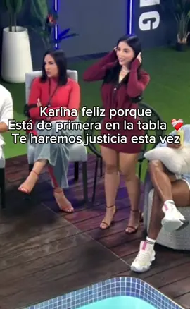 Karina queda en primer lugar en la tabla de posiciones de la mansión de luinny y todo empezó a sonar así ❤️‍🩹 #lamansiondeluinny #karinagarcia #fyp #parati #karinagarciaoficiall 